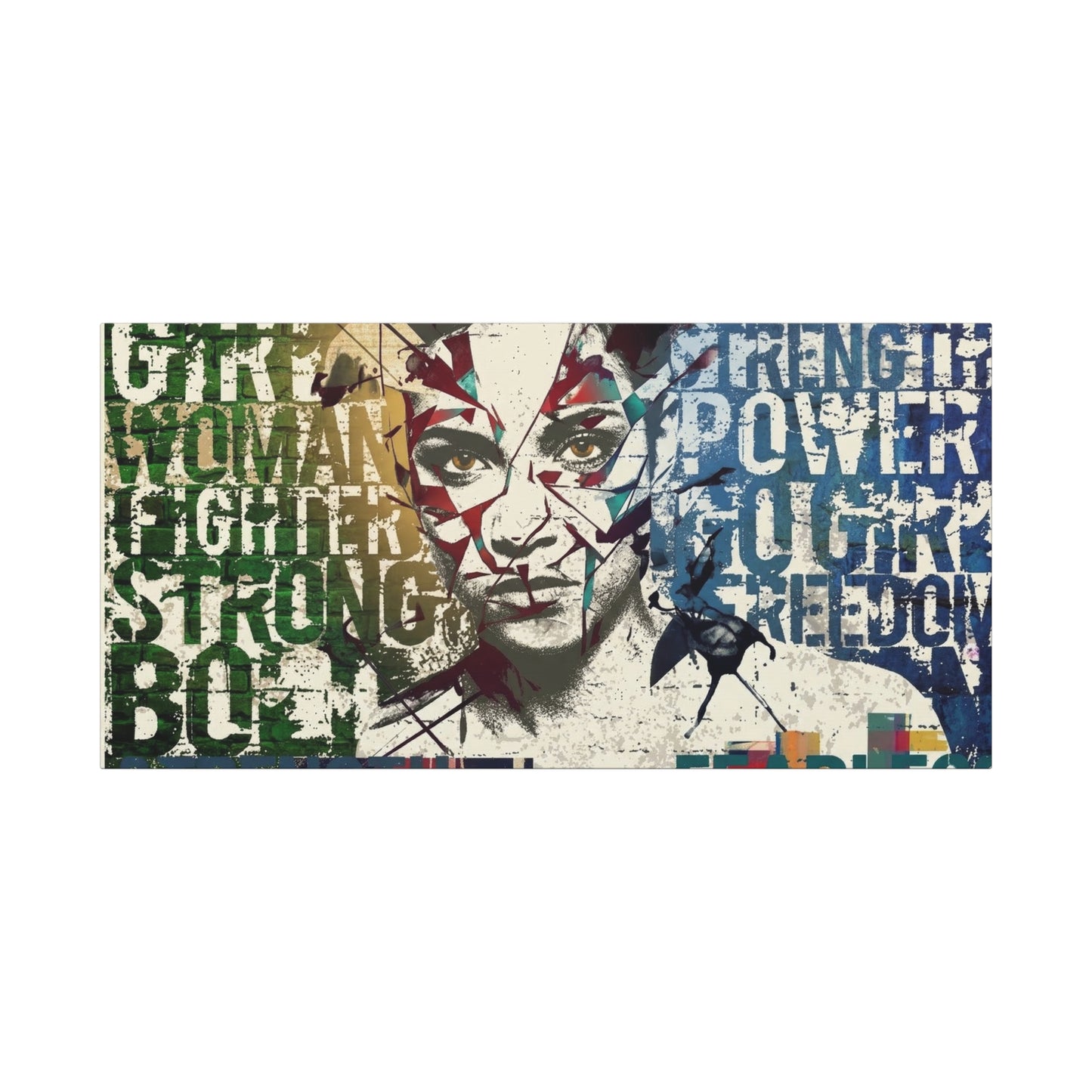 Wonder Woman Pop Art Canvas Print — Strength, Power, Freedom Wall Art