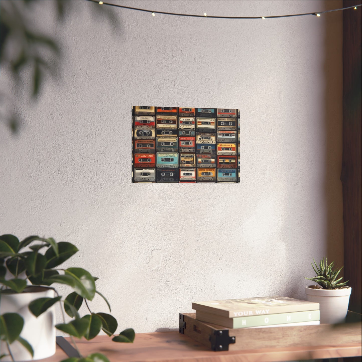 Cassette Tape Collage Fine Art Poster