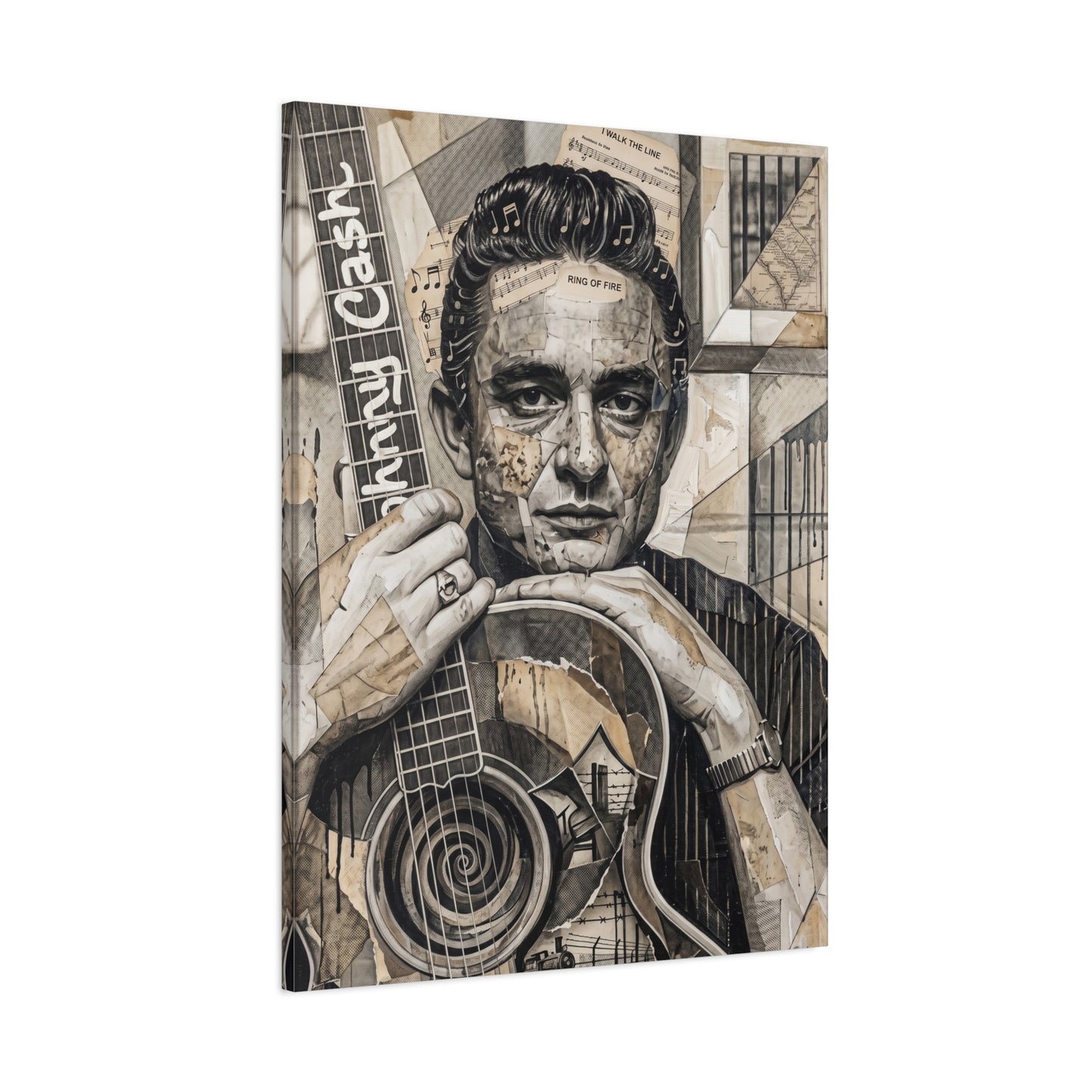 Jerry Portrait Matte Canvas Wall Art, Stretched 1.25"