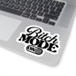 Bitch Mode On Kiss-Cut Sticker — Bold Black Script Laptop Decal