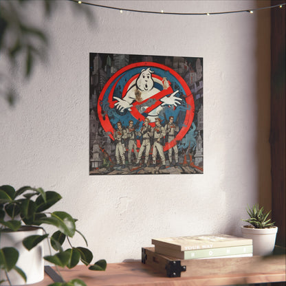 Ghostbusters Vintage Fine Art Poster Print