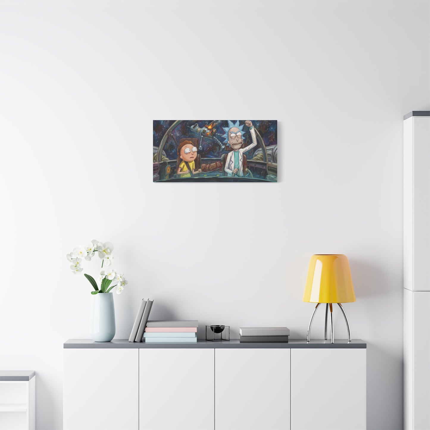 Ricks World 1 Abstract Canvas Wall Art — Matte Stretched 1.25"
