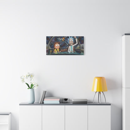 Ricks World 1 Abstract Canvas Wall Art — Matte Stretched 1.25"