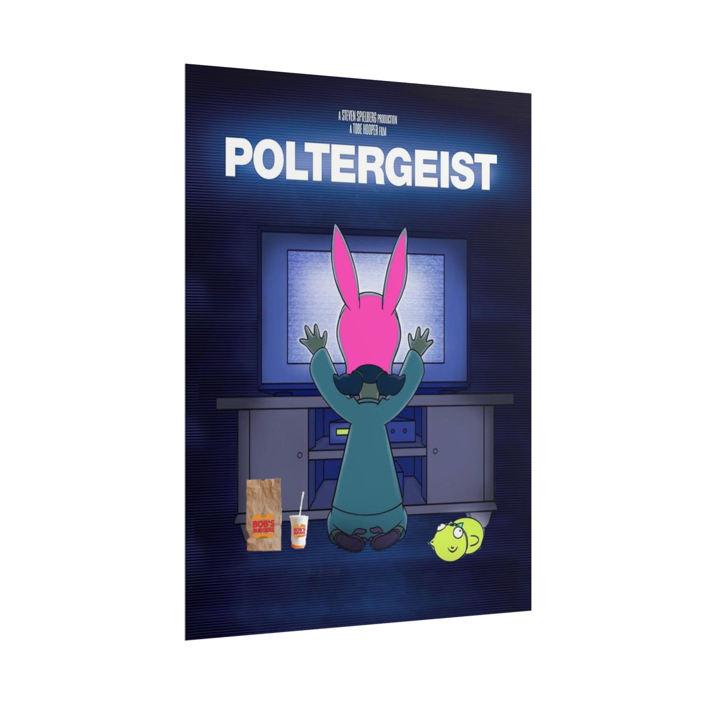 Poltergeist Burger Movie Poster - Rolled Horror Poster