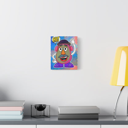 Mr. Head Abstract Canvas Wall Art Print — Matte Stretched Canvas