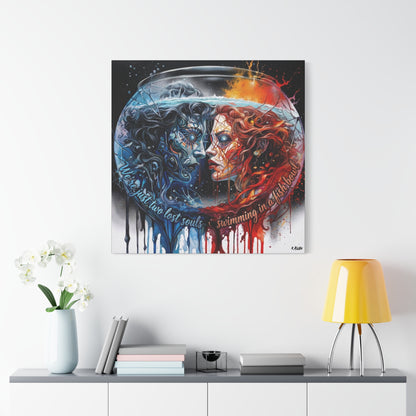 Two Lost Souls Canvas Art — Matte Stretched Canvas Print