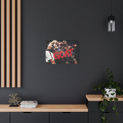 G.O.A.T. Boxer Canvas Wall Art Print
