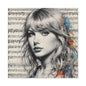 Swift Inspired - Portrait Music Canvas