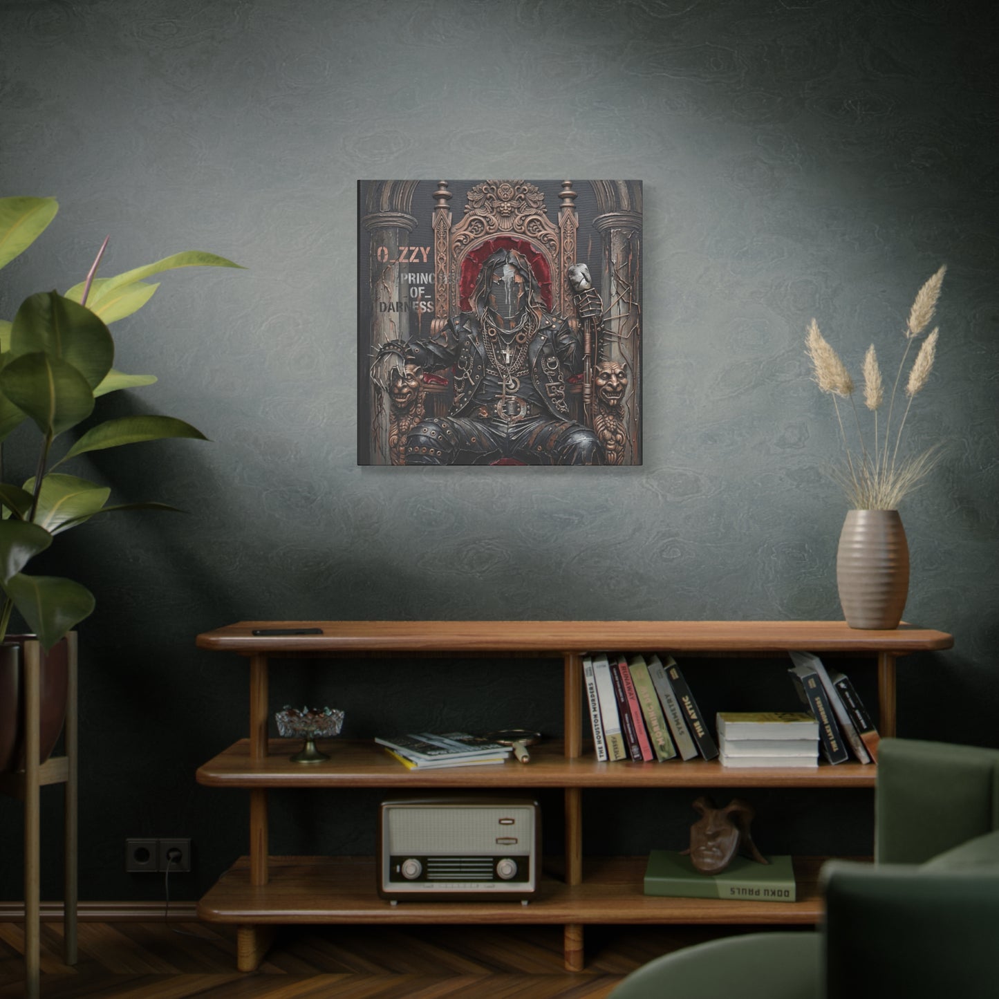 Prince Of Darkness Canvas Art — Matte Stretched Canvas Print