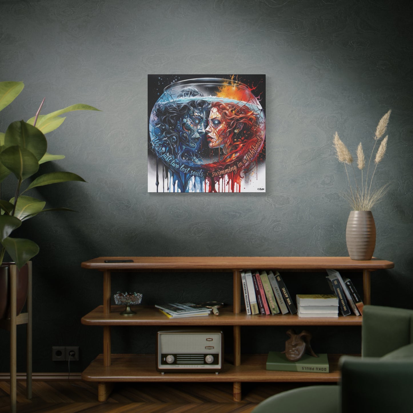 Two Lost Souls Canvas Art — Matte Stretched Canvas Print
