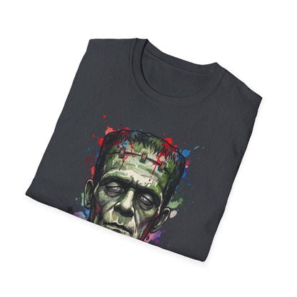Frankenstein Watercolor Portrait T-Shirt