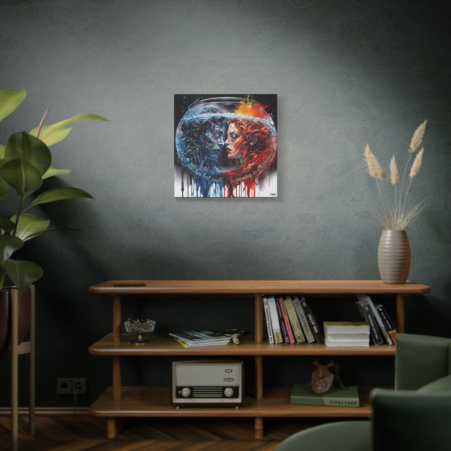 Two Lost Souls Canvas Art — Matte Stretched Canvas Print