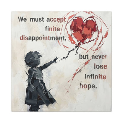 Hope Abstract Canvas Wall Art Print — Matte Stretched Canvas