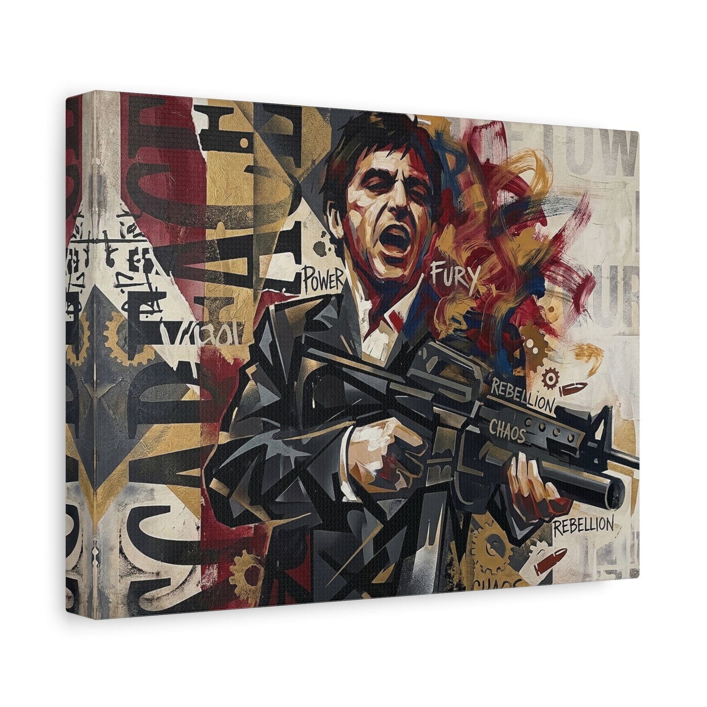 Tony's War Canvas Wall Art Print