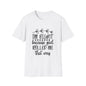 T-Shirt — "I'm Blunt Because God Rolled Me That Way" Funny Graphic Tee