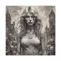 Zombie Swift Matte Canvas Wall Art — Gothic Horror Stretched Canvas
