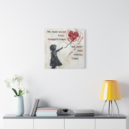 Hope Abstract Canvas Wall Art Print — Matte Stretched Canvas