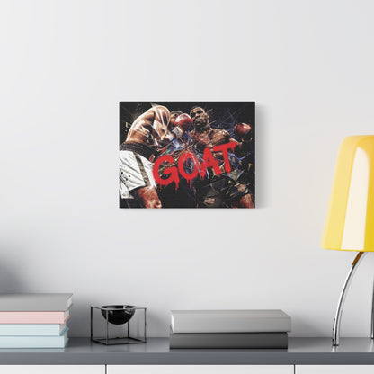 G.O.A.T. Boxer Canvas Wall Art Print