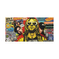 1990's Pop Culture Abstract Canvas Wall Art — Matte Stretched 1.25"