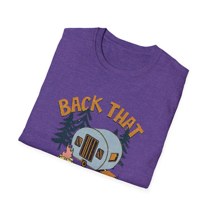 RV Camping T-Shirt — "Back That Thing Up" Retro Camper Graphic Tee
