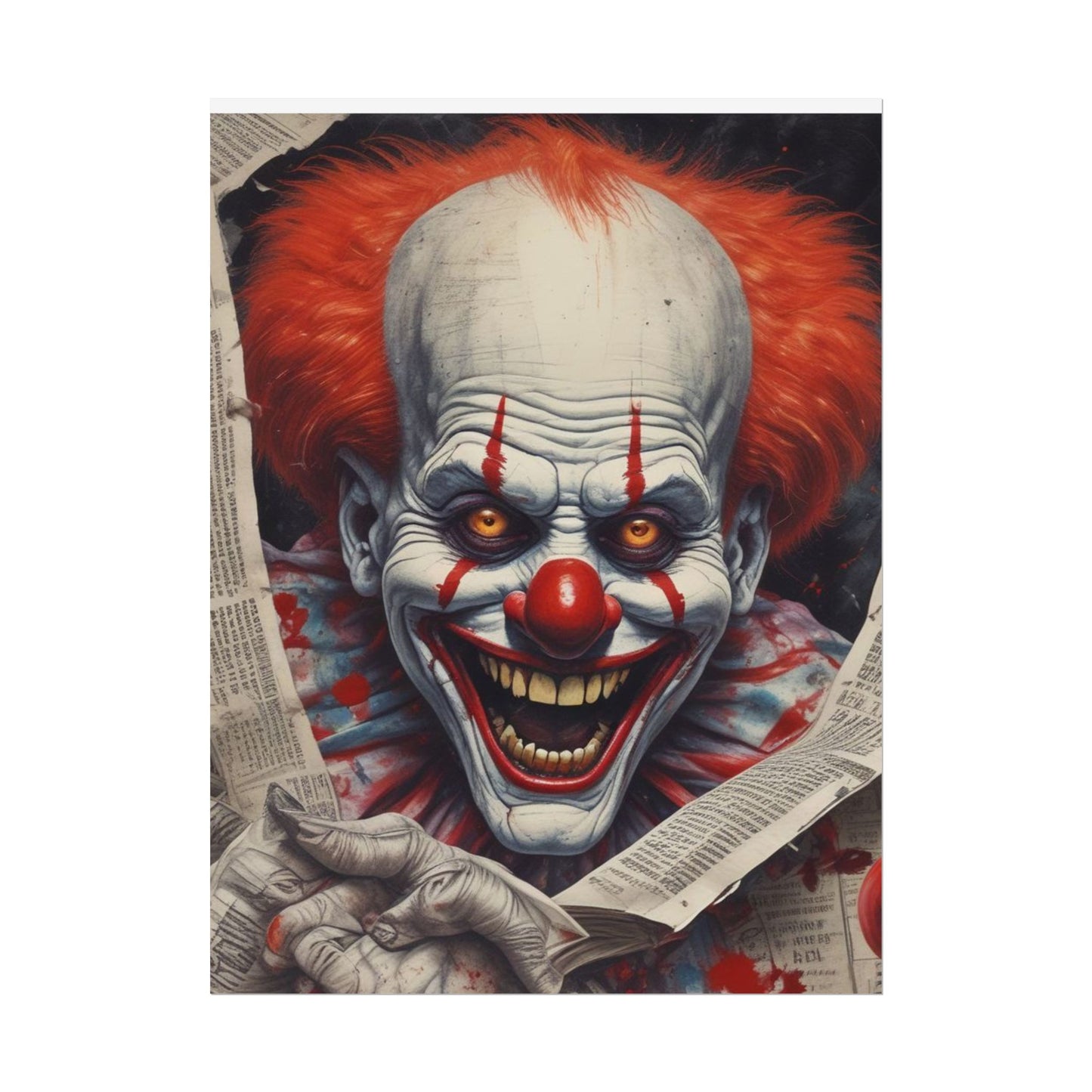 Pennywise Inspired Clown Rolled Posters