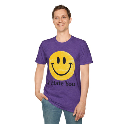 I Hate You Smiley T-Shirt