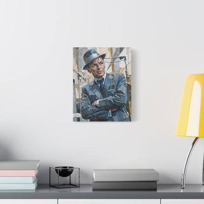 G.O.A.T Basketball Portrait Matte Canvas Wall Art, Stretched 1.25"