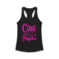 Women's Ideal "Cute Bu Psycho" Racerback Tank