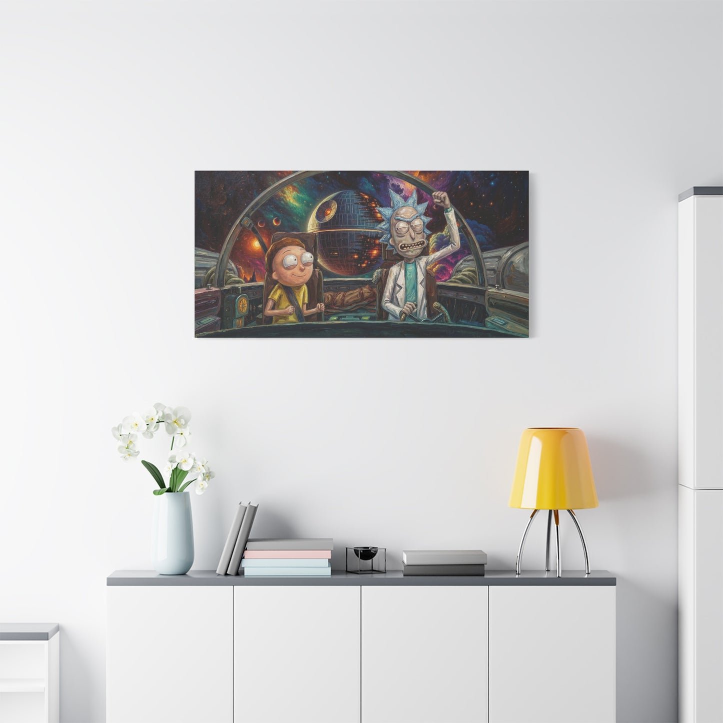Ricks World 2 Abstract Canvas Wall Art — Matte Stretched 1.25"