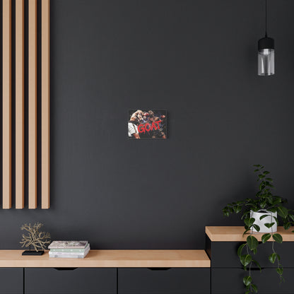 G.O.A.T. Boxer Canvas Wall Art Print