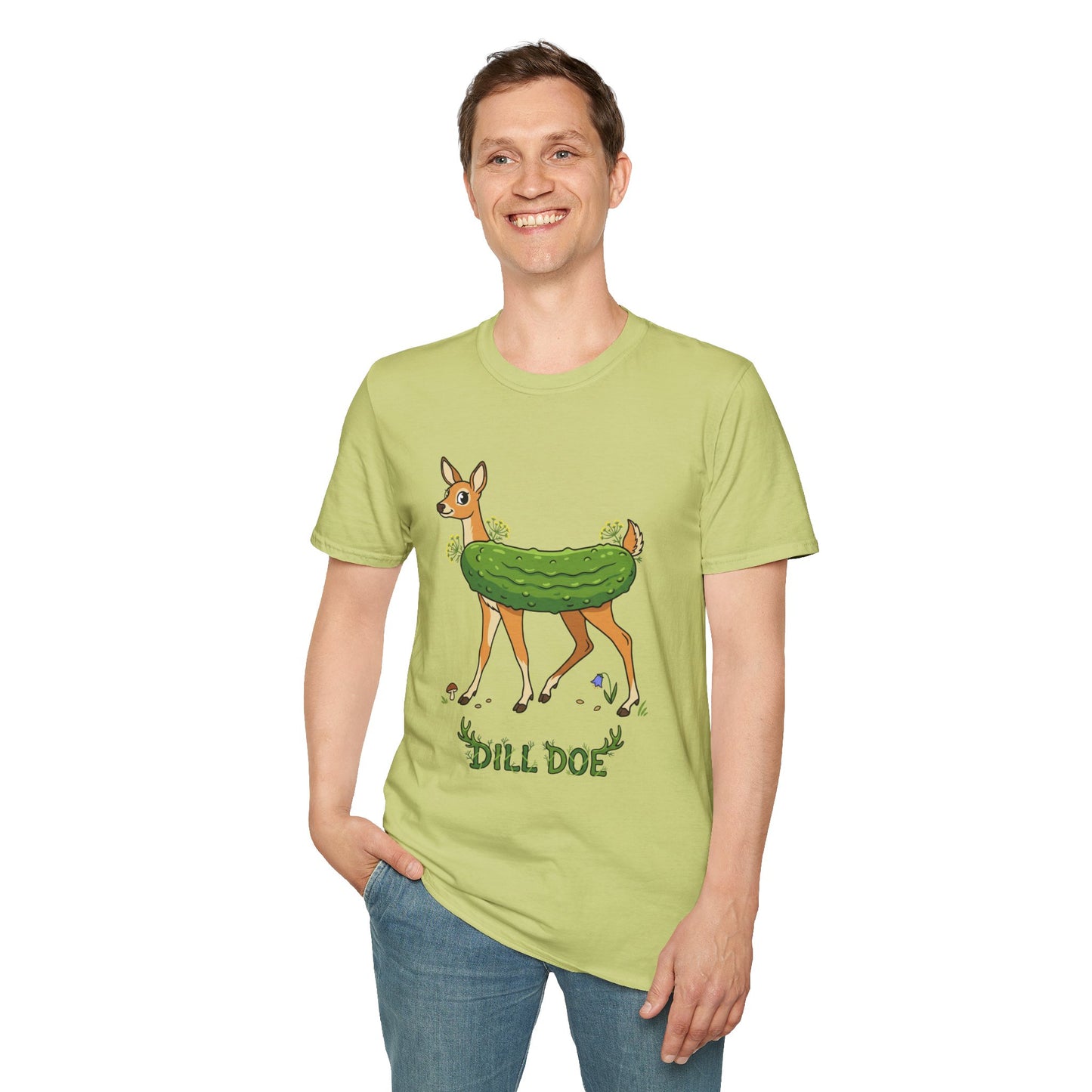 Dill Doe T-Shirt — Cute Pickle Deer Graphic Tee