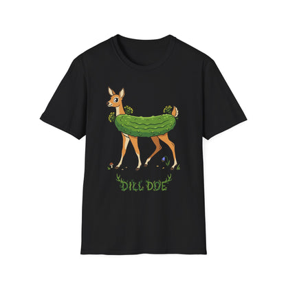 Dill Doe T‑Shirt — Cute Pickle Deer Pun Tee for Nature Lovers & Foodie Fans