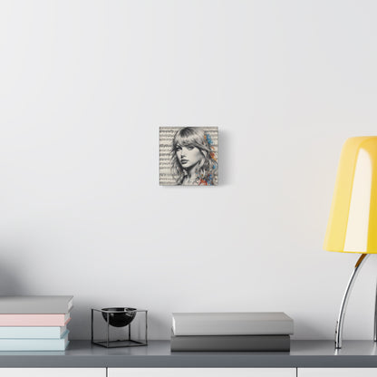 Swift Inspired - Portrait Music Canvas