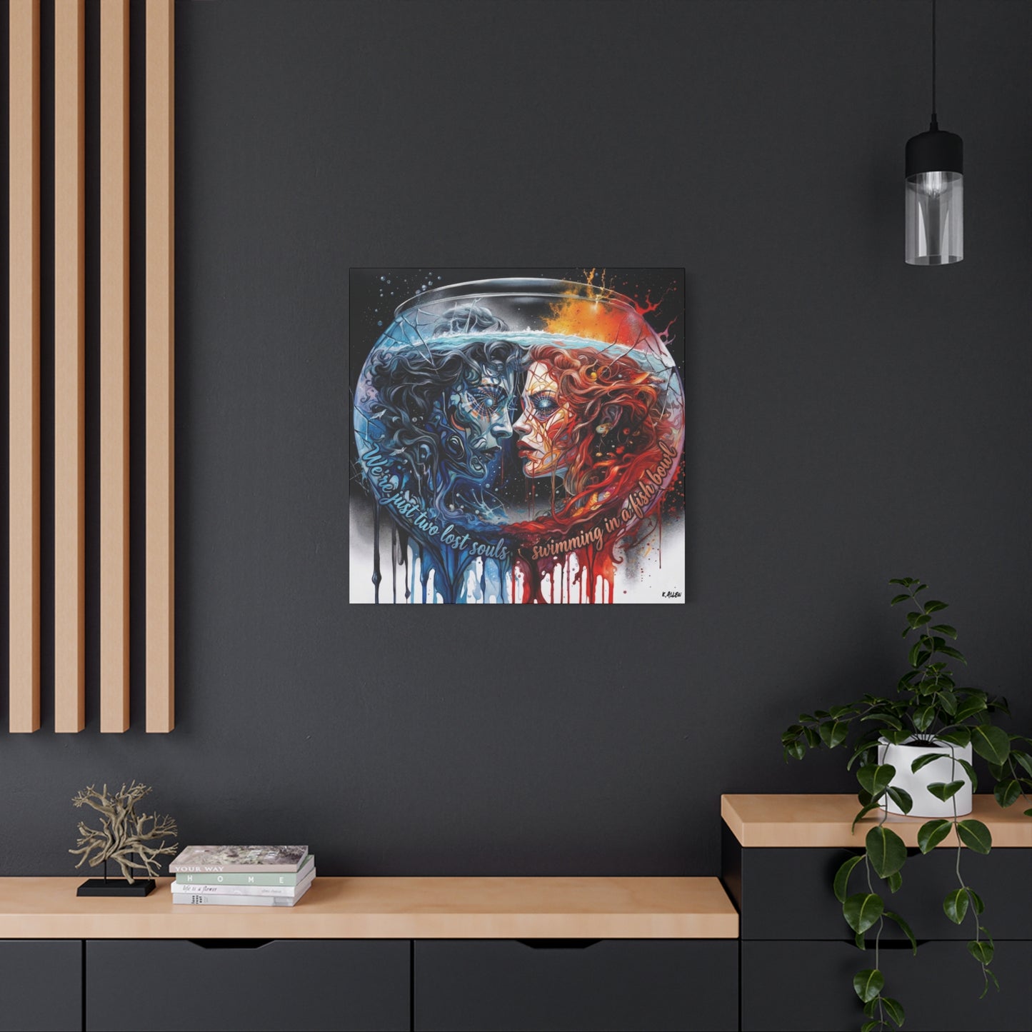 Two Lost Souls Canvas Art — Matte Stretched Canvas Print