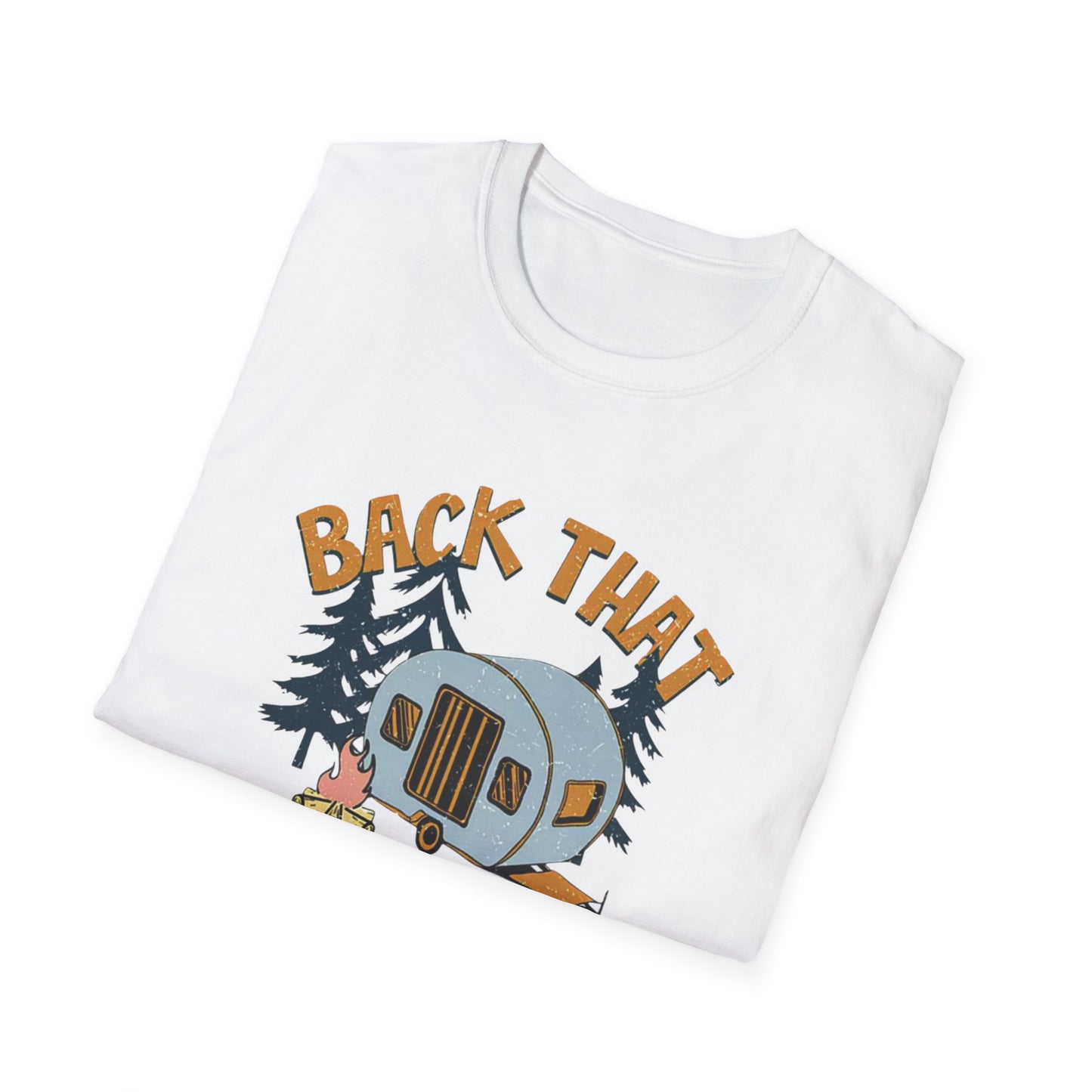 RV Camping T-Shirt — "Back That Thing Up" Retro Camper Graphic Tee