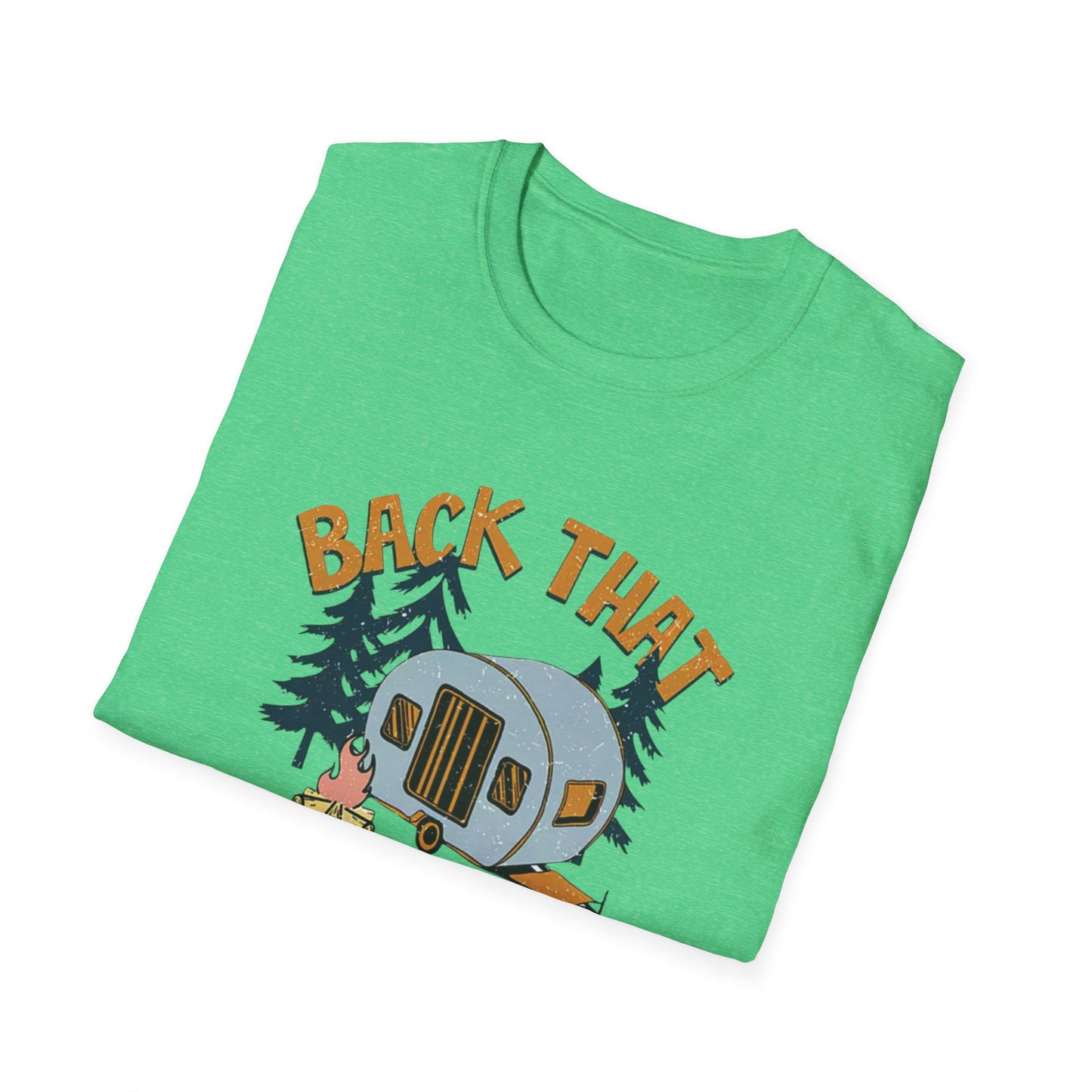 RV Camping T-Shirt — "Back That Thing Up" Retro Camper Graphic Tee