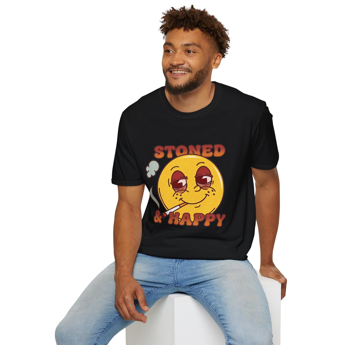 Stoned & Happy Smiley T-Shirt
