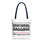 Emotional Baggage Tote Bag — Funny "Emotional Baggage (just kidding)" Reusable Shopper