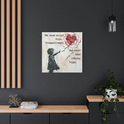 Hope Abstract Canvas Wall Art Print — Matte Stretched Canvas
