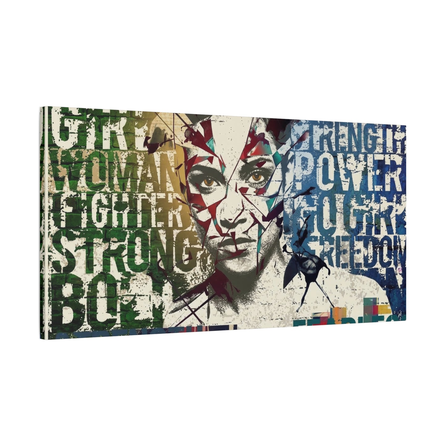 Wonder Woman Pop Art Canvas Print — Strength, Power, Freedom Wall Art