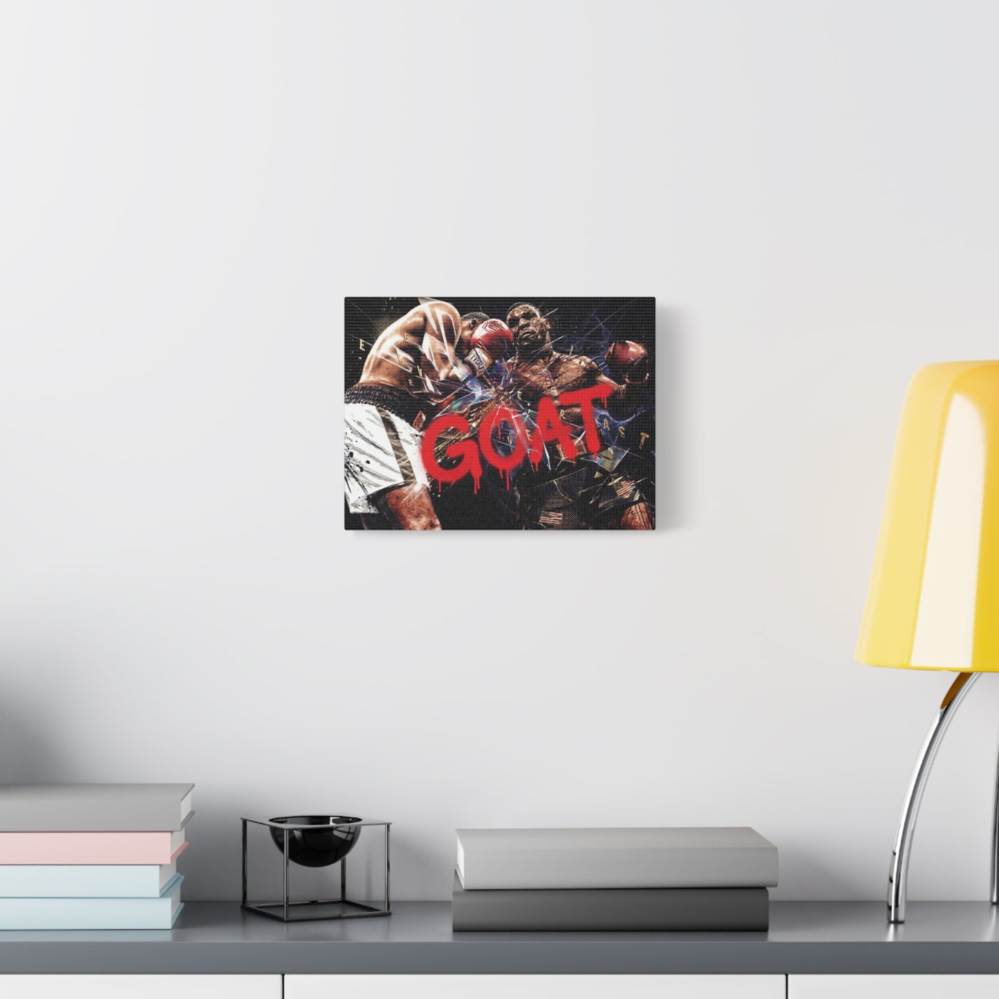 G.O.A.T. Boxer Canvas Wall Art Print