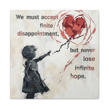 Hope Abstract Canvas Wall Art Print — Matte Stretched Canvas