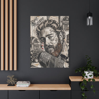 Post Portrait Matte Canvas Wall Art, Stretched 1.25"