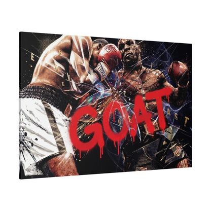 G.O.A.T. Boxer Canvas Wall Art Print