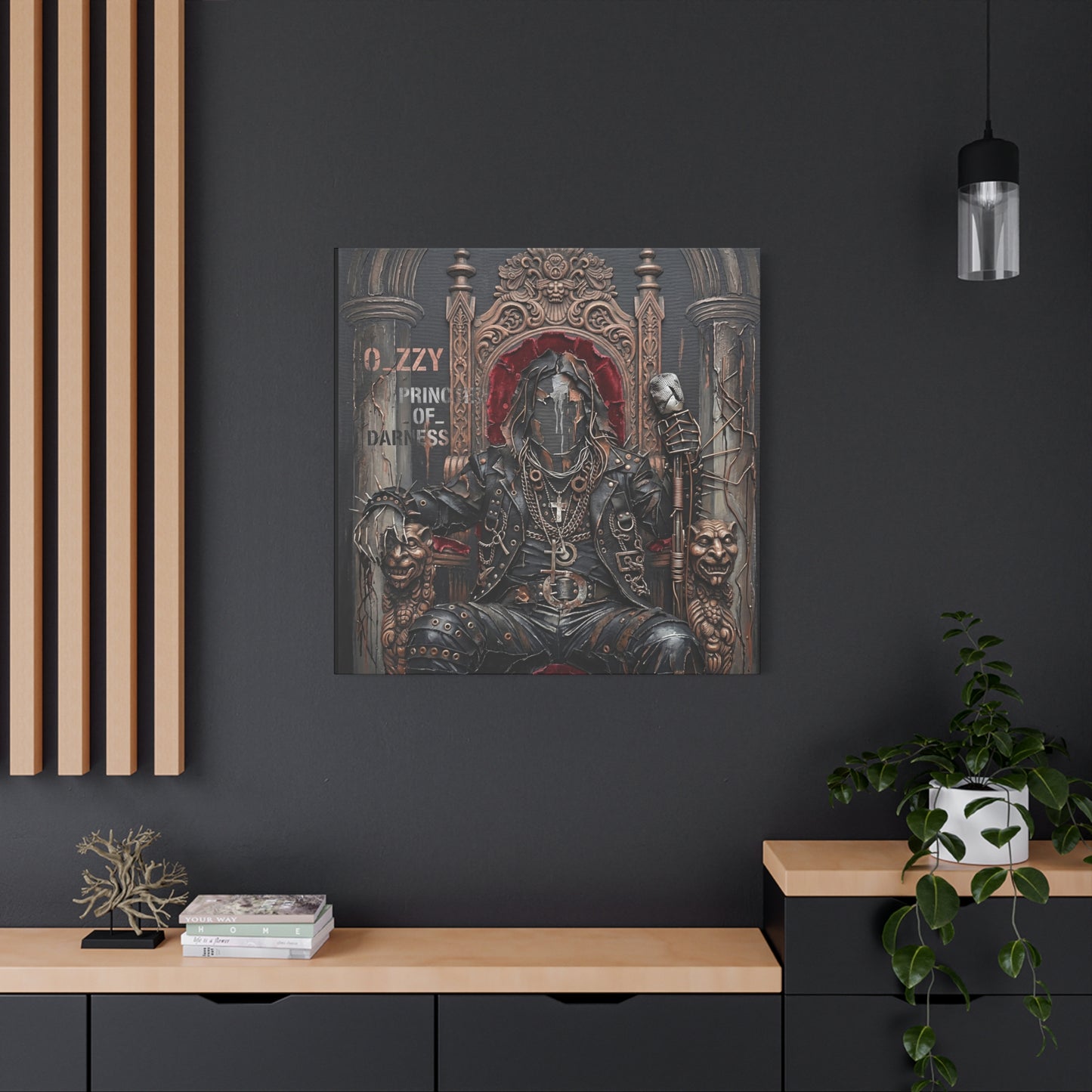 Prince Of Darkness Canvas Art — Matte Stretched Canvas Print