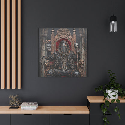 Prince Of Darkness Canvas Art — Matte Stretched Canvas Print