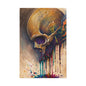 Skull Drip Matte Canvas Wall Art — Stretched 1.25"