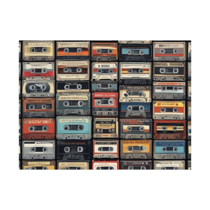 Cassette Tape Collage Fine Art Poster