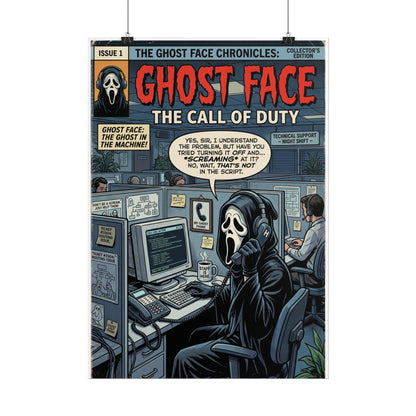 Ghost Face: The Call of Duty Comic Poster — Rolled Horror Movie Art Print