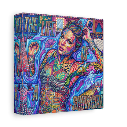 Showgirl Pop Abstract Canvas Wall Art Print